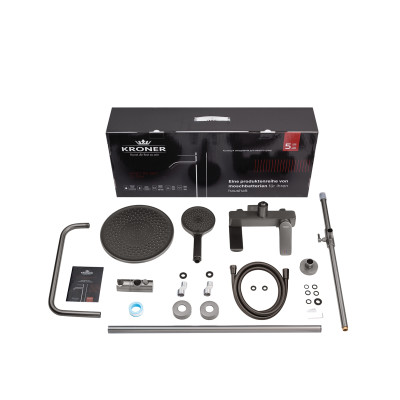 Набор 2 в 1 душова система Kroner Graz-GRP063 + змішувач Graz-GRP010