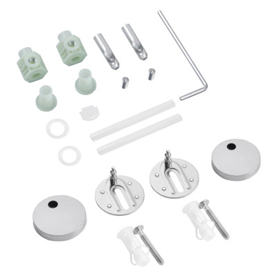 Комплект 4 в 1: Інсталяція GROHE Solido 3 в 1 3884966Q + Унітаз безобідковий Kroner Harz WHI483632 TORNADO з сидінням Slim Duroplast / Soft-close / Quick relase KH483632WHIT (3884966KH483632)