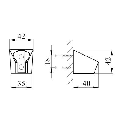 Тримач для душу Kroner KRM - C925 Тримач для душу Kroner KRM - C925