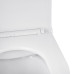 Унітаз підвісний безобідковий Kroner Harz WHI493736 RIMLESS з сидінням Slim Duroplast / Soft-close / Quick relase (KH493736WHIR)
