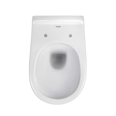 Унітаз підвісний безобідковий Kroner Oker WHI533536 RIMLESS з сидінням (KO533536WHIR)