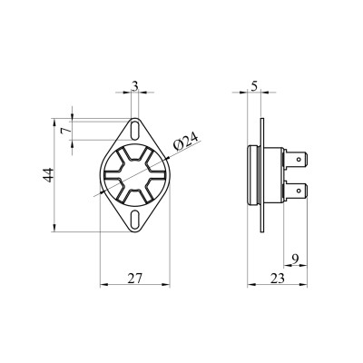 Термореле для водонагрівача Kroner 0205 Термореле для водонагрівача Kroner 0205