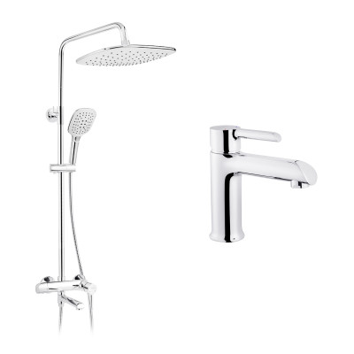 Набор 2 в 1 душова система Kroner Essen-C063 + змішувач Essen-C010 Набор 2 в 1 душова система Kroner Essen-C063 + змішувач Essen-C010