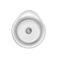 Кухонна мийка Kroner KRP Satin - 4843 (0.8 мм) Кухонна мийка Kroner KRP Satin - 4843 (0.8 мм)