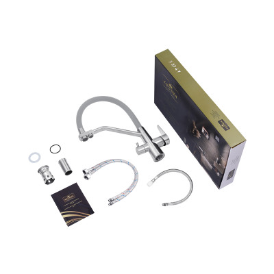 Змішувач для кухні з підключенням до фільтра Kroner KRP Edelstahl Klassisch - ESG03817GRA Змішувач для кухні з підключенням до фільтра Kroner KRP Edelstahl Klassisch - ESG03817GRA