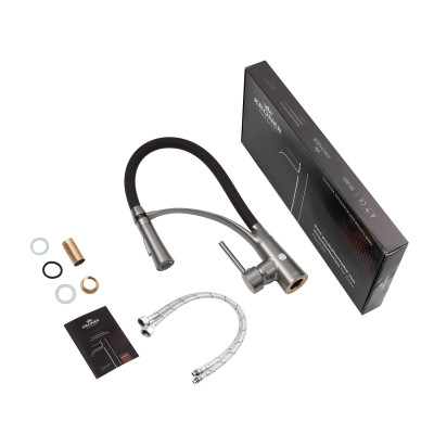 Змішувач для кухні Kroner KRP Ersel - GRP03393BLK Змішувач для кухні Kroner KRP Ersel - GRP03393BLK