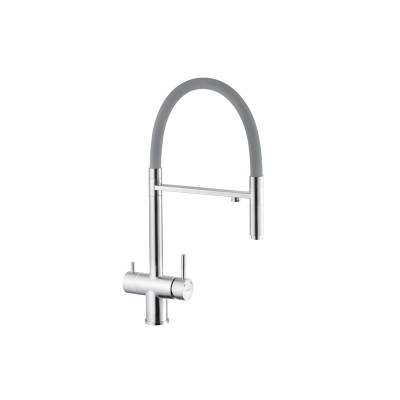 Змішувач для кухні з підключенням до фільтра Kroner KRP Edelstahl Klassisch - ESG03815GRA