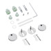 Комплект 4 в 1: Інсталяція Grohe Rapid SL 3 в 1 38772001 + Унітаз безободковий Kroner Eifel WHI483429 TORNADO з сидінням Slim Duroplast / Soft-close / Quick relase KE483429WHIT (38772001KE483429)