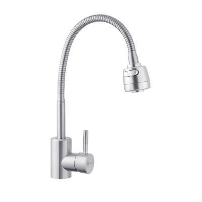 Змішувач для кухні з гнучким виливом Agua Acero - INOX035-2 Змішувач для кухні з гнучким виливом Agua Acero - INOX035-2