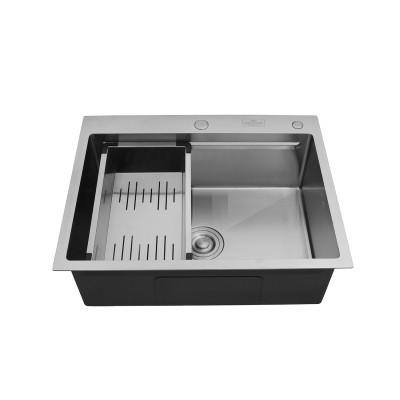 Кухонна мийка Kroner KRP Gebürstet - 6350HM (3.0/1.0 мм) Кухонна мийка Kroner KRP Gebürstet - 6350HM (3.0/1.0 мм)