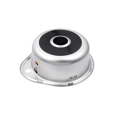 Кухонна мийка Kroner KRP Satin - 4843 (0.8 мм) Кухонна мийка Kroner KRP Satin - 4843 (0.8 мм)