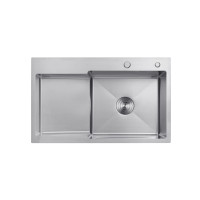 Кухонна мийка Kroner KRP Gebürstet - 7848RHM (3.0/1.0 мм) Кухонна мийка Kroner KRP Gebürstet - 7848RHM (3.0/1.0 мм)