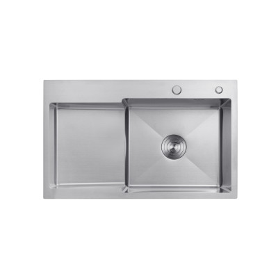 Кухонна мийка Kroner KRP Gebürstet - 7848RHM (3.0/1.0 мм) Кухонна мийка Kroner KRP Gebürstet - 7848RHM (3.0/1.0 мм)
