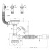 Сифон для кухонної мийки Kroner KRP KS02R-1WHI 3 1/2