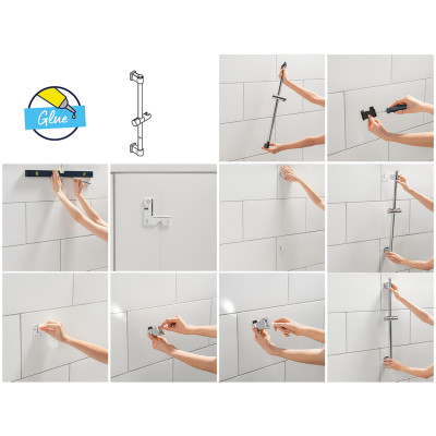 Душова система Grohe Vitalio Start 250 з виливом для ванни та змішувачем Euroeco UA32747R3 Душова система Grohe Vitalio Start 250 з виливом для ванни та змішувачем Euroeco UA32747R3