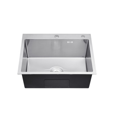 Кухонна мийка Kroner KRP Derby - 6050HM Brush (2,5/0,5 мм) Кухонна мийка Kroner KRP Derby - 6050HM Brush (2,5/0,5 мм)