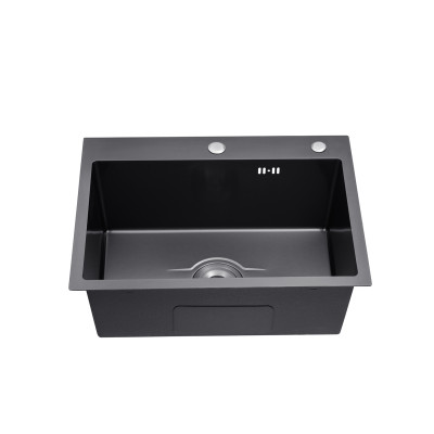 Кухонна мийка Kroner KRP Derby - 6050HM PVD (2,5/0,5 мм) Кухонна мийка Kroner KRP Derby - 6050HM PVD (2,5/0,5 мм)