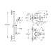 Змішувач для ванни Grohe BauLoop 23603000 з душовою стійкою Vitalio Start 26951001 Змішувач для ванни Grohe BauLoop 23603000 з душовою стійкою Vitalio Start 26951001