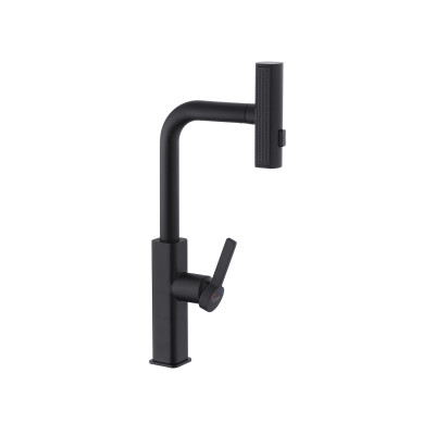 Змішувач для кухні з висувним виливом Kroner KRP Edelstahl Klassisch - SCH03918