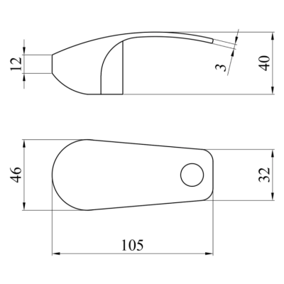 Ручка для змішувача Kroner KRP Konstante - C935 Ручка для змішувача Kroner KRP Konstante - C935