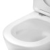 Унітаз підвісний безобідковий Kroner Harz WHI483632 TORNADO з сидінням (KH483632WHIT)