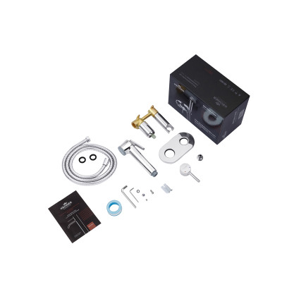 Набір для гігієнічного душу прихованого монтажу зі змішувачем Kroner KRP Bidet - C086 Набір для гігієнічного душу прихованого монтажу зі змішувачем Kroner KRP Bidet - C086