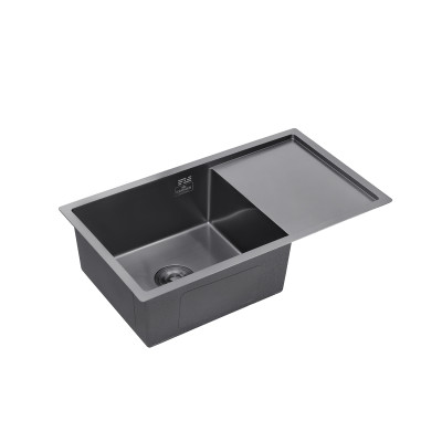 Кухонна мийка Kroner KRP Schwarze - 7844HM PVD (3/1 мм) Кухонна мийка Kroner KRP Schwarze - 7844HM PVD (3/1 мм)