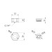 Гайка з футоркою для настінного змішувача Kroner KRP - ESG929 Гайка з футоркою для настінного змішувача Kroner KRP - ESG929