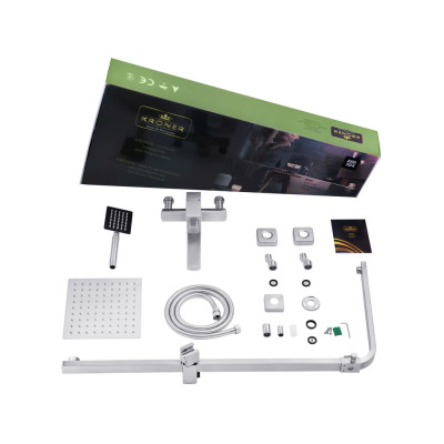 Душова система Kroner KRP Edelstahl Kubus - ESG063 Душова система Kroner KRP Edelstahl Kubus - ESG063