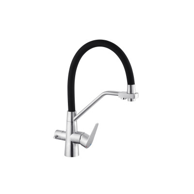 Змішувач для кухні з підключенням до фільтра Kroner KRP Edelstahl Klassisch - ESG03817BLK Змішувач для кухні з підключенням до фільтра Kroner KRP Edelstahl Klassisch - ESG03817BLK