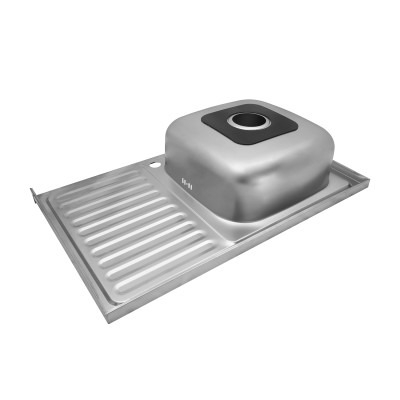 Кухонна мийка накладна Kroner KRP Satin - 5080L (0.8 мм) Кухонна мийка накладна Kroner KRP Satin - 5080L (0.8 мм)