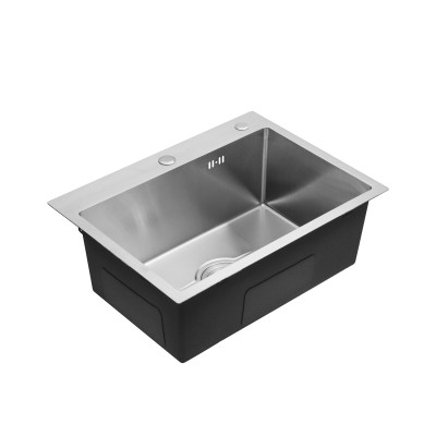 Кухонна мийка Kroner KRP Derby - 5843HM Brush (2,5/0,5 мм)