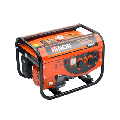 Генератор бензиновий Hi-Non 3кВт GRS3800-83G з мідною обмоткою Генератор бензиновий Hi-Non 3кВт GRS3800-83G з мідною обмоткою