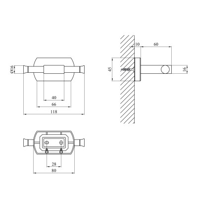 Тримач для рушників Kroner KRM Graz - GRP95601