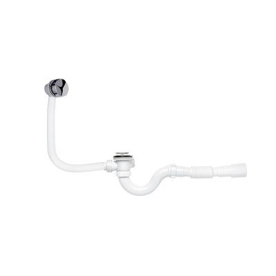 Сифон для ванной KronoPlast 1 1/2''х40 мм полуавтоматический SV27400733 (СВ1050ПА)