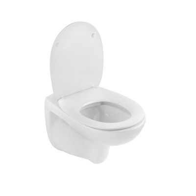 Комплект 4 в 1: Інсталяція GROHE Solido 3 в 1 3884966Q + Унітаз безобідковий Kroner Oker WHI533536 RIMLESS з сидінням Slim Duroplast / Soft-close / Quick relase KO533536WHIR (3884966KO533536)