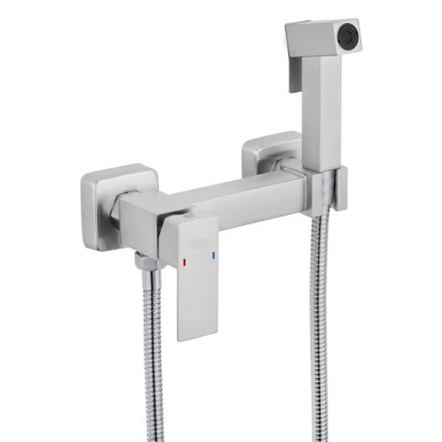 Набір для гігієнічного душу зі змішувачем Kroner KRP Edelstahl Kubus - ESG052