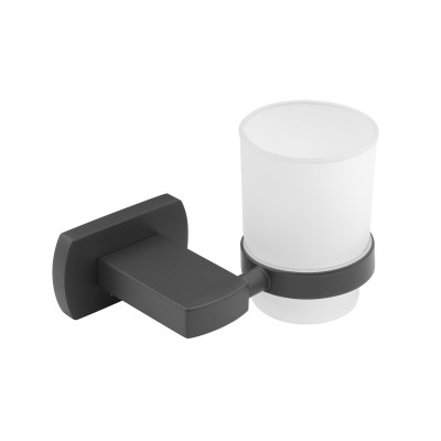 Склянка з тримачем для ванної кімнати Kroner KRP Graz - GRP95602 Склянка з тримачем для ванної кімнати Kroner KRP Graz - GRP95602