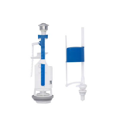 Комплект для бачка унітаза Kroner KRP - KIT7757 з подвійною кнопкою, нижнє підведення 1/2 Комплект для бачка унітаза Kroner KRP - KIT7757 з подвійною кнопкою, нижнє підведення 1/2