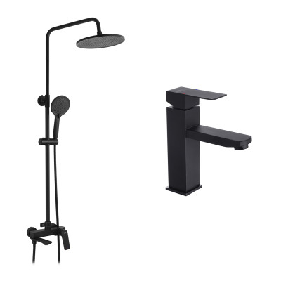 Набор 2 в 1 душова система Kroner Graz-SCH063 + змішувач Edelstahl Kubus-SCH010 Набор 2 в 1 душова система Kroner Graz-SCH063 + змішувач Edelstahl Kubus-SCH010