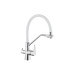 Змішувач для кухні з підключенням до фільтра Kroner KRP Edelstahl Klassisch - ESG03817WHI