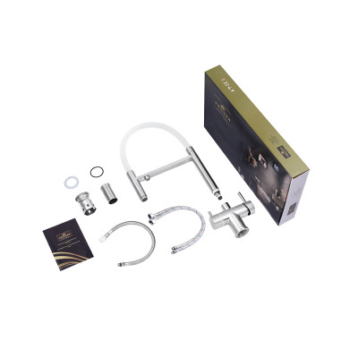 Змішувач для кухні з підключенням до фільтра Kroner KRP Edelstahl Klassisch - ESG03815WHI Змішувач для кухні з підключенням до фільтра Kroner KRP Edelstahl Klassisch - ESG03815WHI