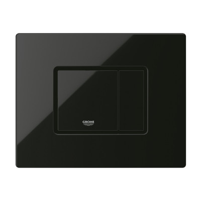 Комплект 4 в 1: Інсталяція Grohe Solido 2 в 1 38971000 + Панель змиву для унітаза Grohe Even Black 38966KV0 + Унітаз підвісний безобідковий Kroner Eifel WHI483429 TORNADO з сидінням Slim Duroplast / Soft-close / Quick relase KE483429WHIT(38971966KV0KE48T)