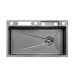 Кухонна мийка Kroner KRP Schwarze - SET7545NB PVD (3.0/0.8 мм) Кухонна мийка Kroner KRP Schwarze - SET7545NB PVD (3.0/0.8 мм)