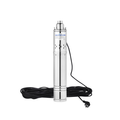 Насос глибинний шнековий Agua 4S QGD2,4-90-0,50 Hmax 90 м Qmax 40 л/хв P 500 Вт з вбудованим конденсатором