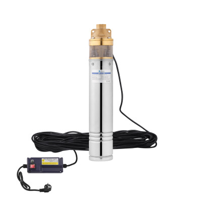 Насос глибинний відцентровий Agua 4SKM 150 Hmax 100 м Qmax 45 л/хв P 1100 Вт з пультом Насос глибинний відцентровий Agua 4SKM 150 Hmax 100 м Qmax 45 л/хв P 1100 Вт з пультом