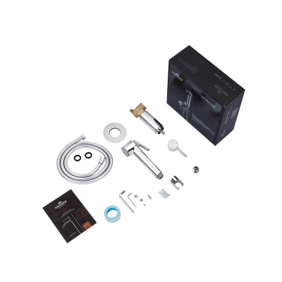 Набір для гігієнічного душу прихованого монтажу зі змішувачем Kroner KRP Bidet - C082 Набір для гігієнічного душу прихованого монтажу зі змішувачем Kroner KRP Bidet - C082