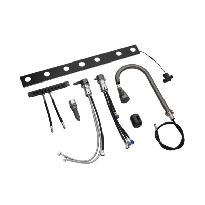Кухонна мийка Kroner KRP Schwarze - SET7545F4HM PVD (3.0/0.8 мм) Кухонна мийка Kroner KRP Schwarze - SET7545F4HM PVD (3.0/0.8 мм)