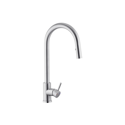 Змішувач для кухні з висувним виливом Kroner KRP Edelstahl Klassisch - ESG03915