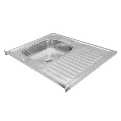 Кухонна мийка накладна Kroner KRP Polierte - 6080R (0.6 мм) Кухонна мийка накладна Kroner KRP Polierte - 6080R (0.6 мм)